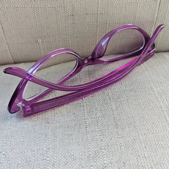 Zenni Optics Women Eyeglasses Frame Cat Eye Fuchsia Color Glasses Eye Wear - Picture 8 of 12